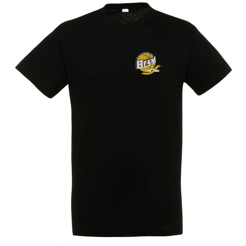 T-shirt coton homme logo couleur